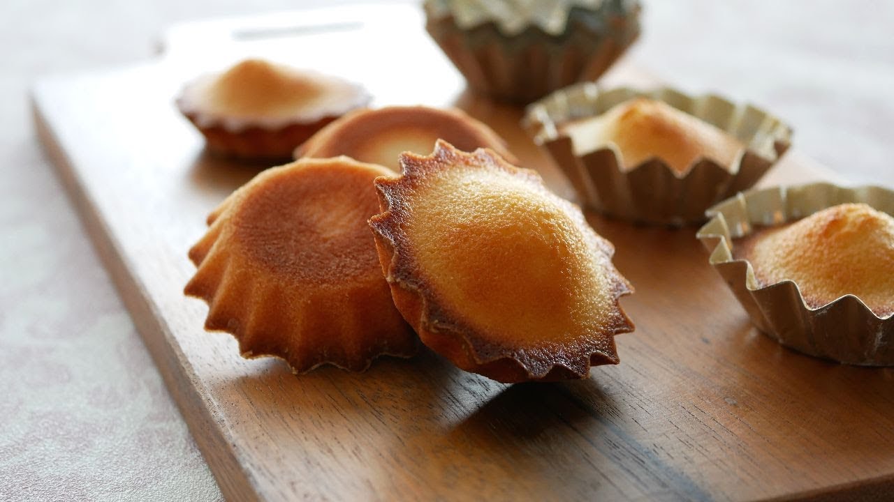 卵白を使って しっとりレモン風味フィナンシェ♡ | Easy Financier Cake to Use Up Egg Whites