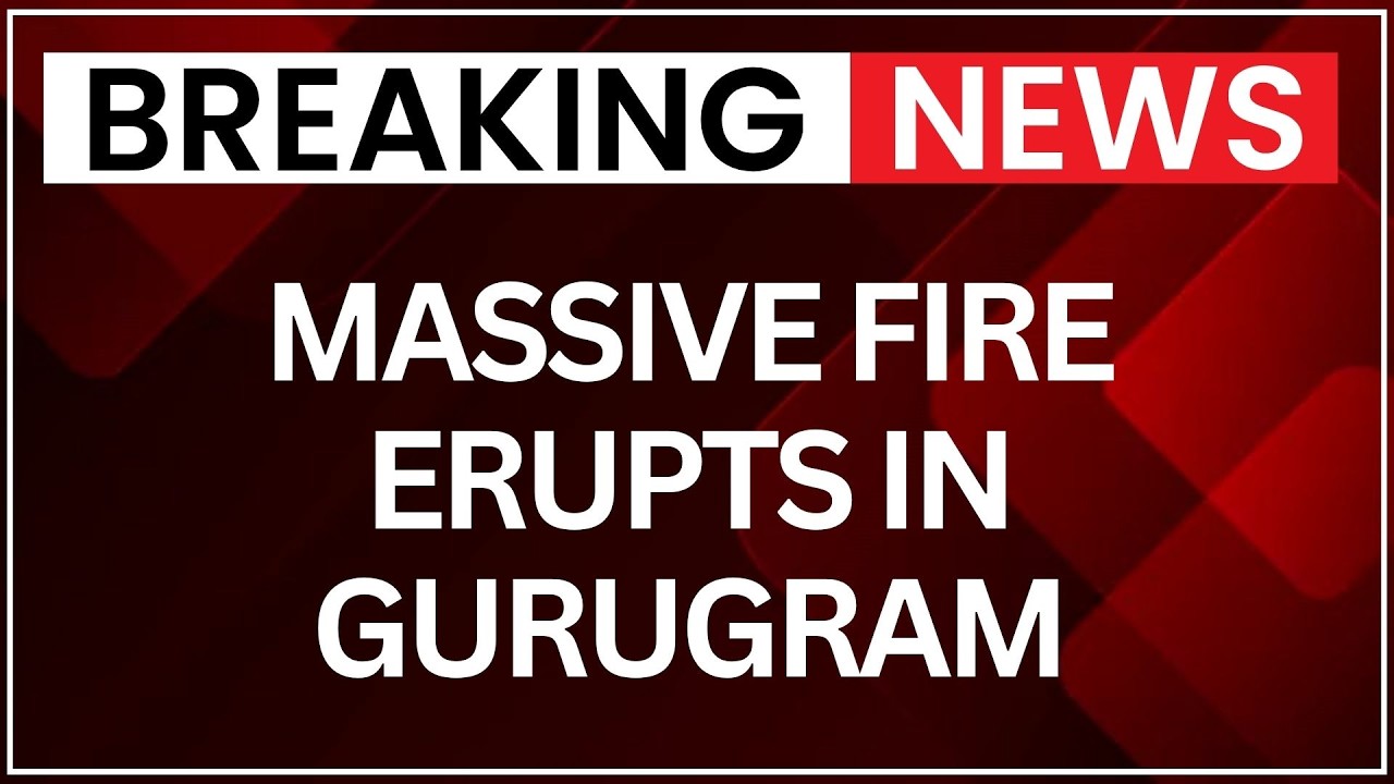 Massive Fire Erupts at Plastic Factory Near Dwarka Expressway | Latest News | NewsX