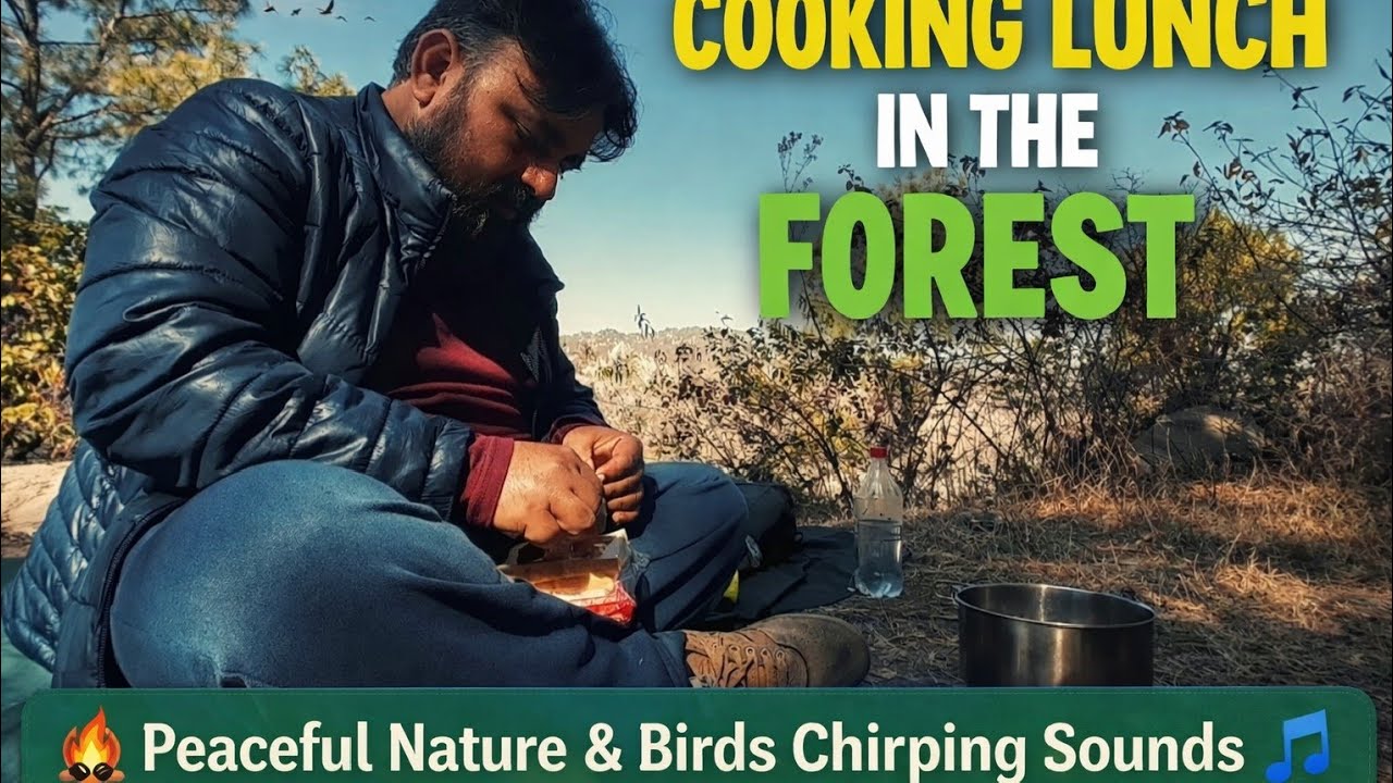 Cooking Lunch in the Forest 🌲 | Enjoying Nature with Birds Chirping Sounds