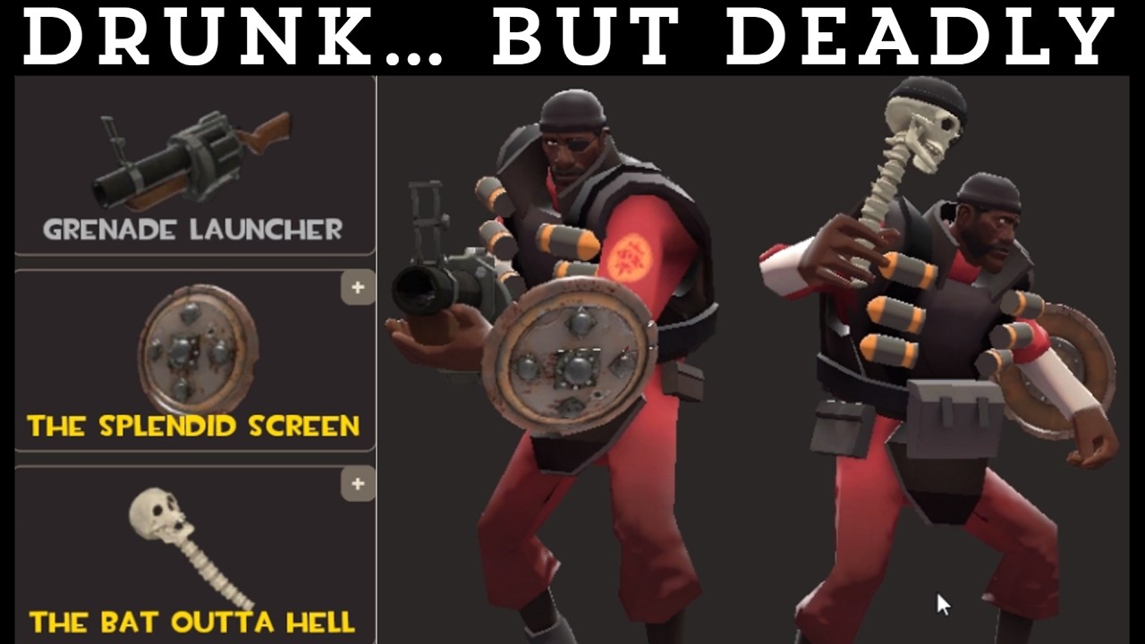Explosive Demoman Match! Grenade Launcher + Bat Outta Hell | TF2 Payload Defense