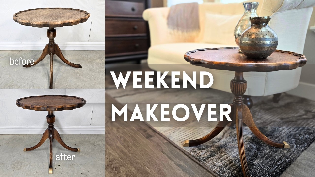 Weekend Furniture Flip | Amazing Result with Restor-A-Finish & Feed-N-Wax | 3D Printed Toe Caps