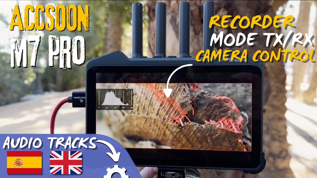 📡 ACCSOON M7 PRO | Monitor + Grabador HDMI + Wireless + Control de Cámara y Enfoque 🎯🔥