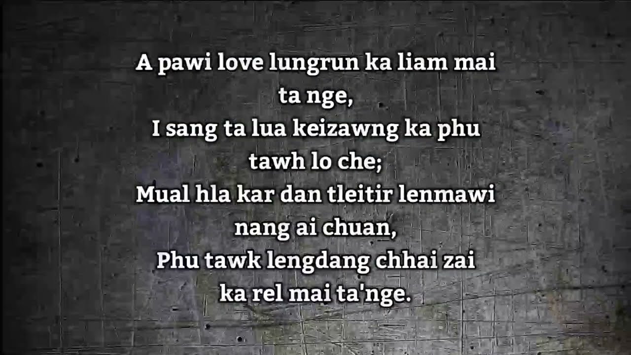 A pawi love & Bei a dawng lua e | Karaoke - Instrumental | Victor Records