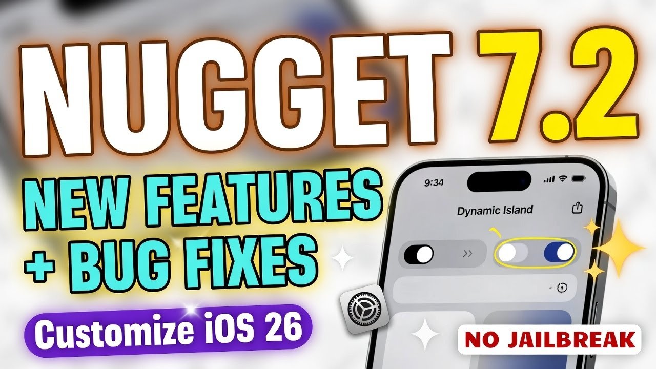 Nugget 7.2 New Features & Alternate Dynamic Island Method + Poster Chef Update | No Jailbreak Tweaks