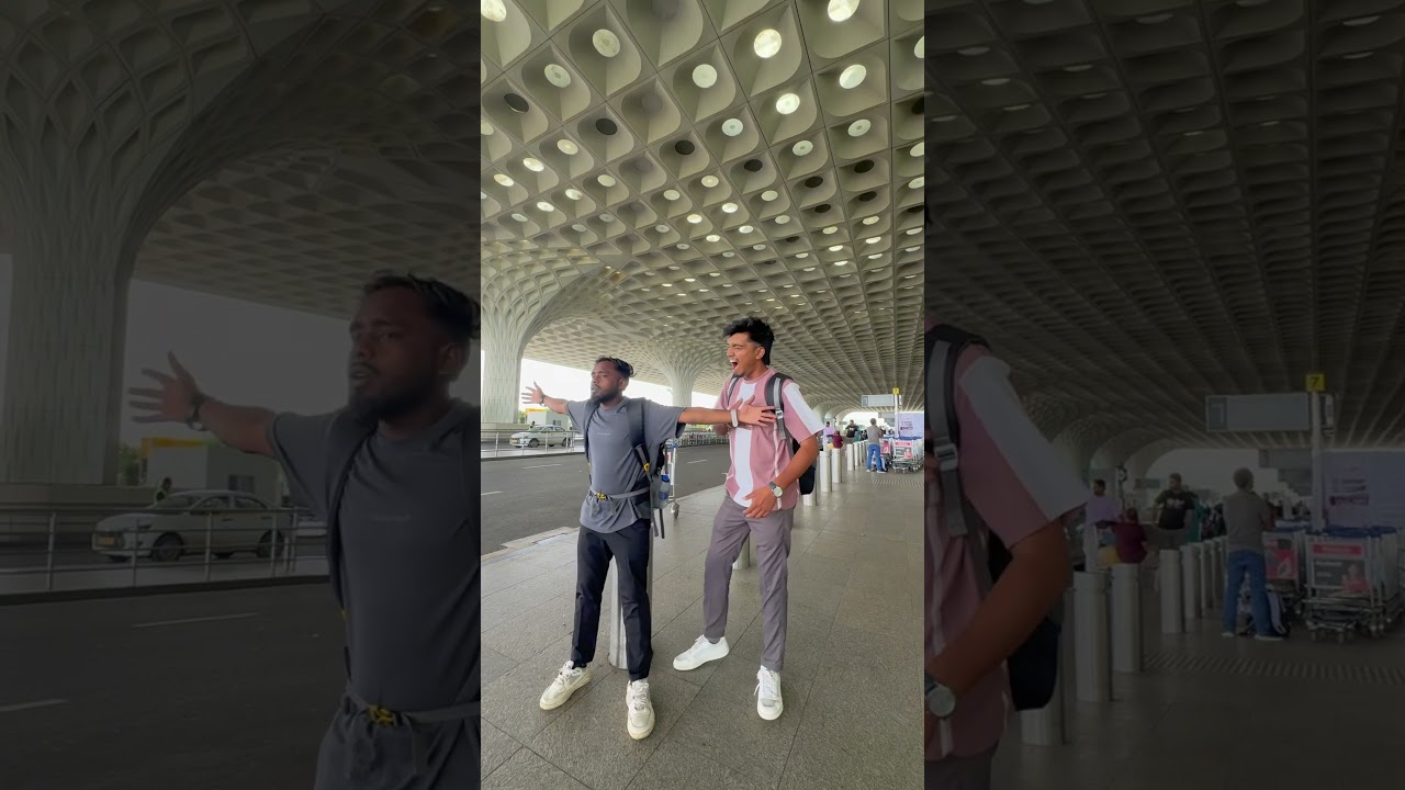 Zindagi mein Pahli bar Airport aaya #Airport #Plane #Bhau #Trending #Viral #Comedy #Funny