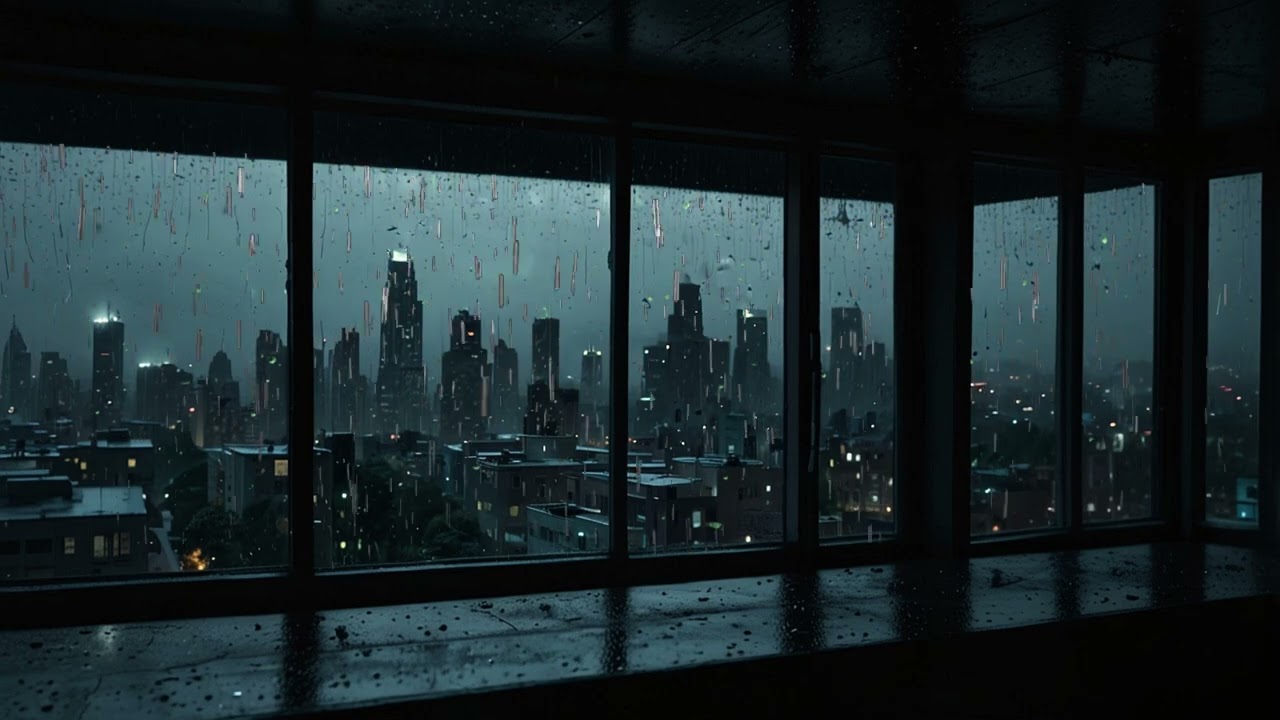 Rainy City Nights Through the Window  Relaxing Rain Sounds for Sleep, Focus & Deep Calm