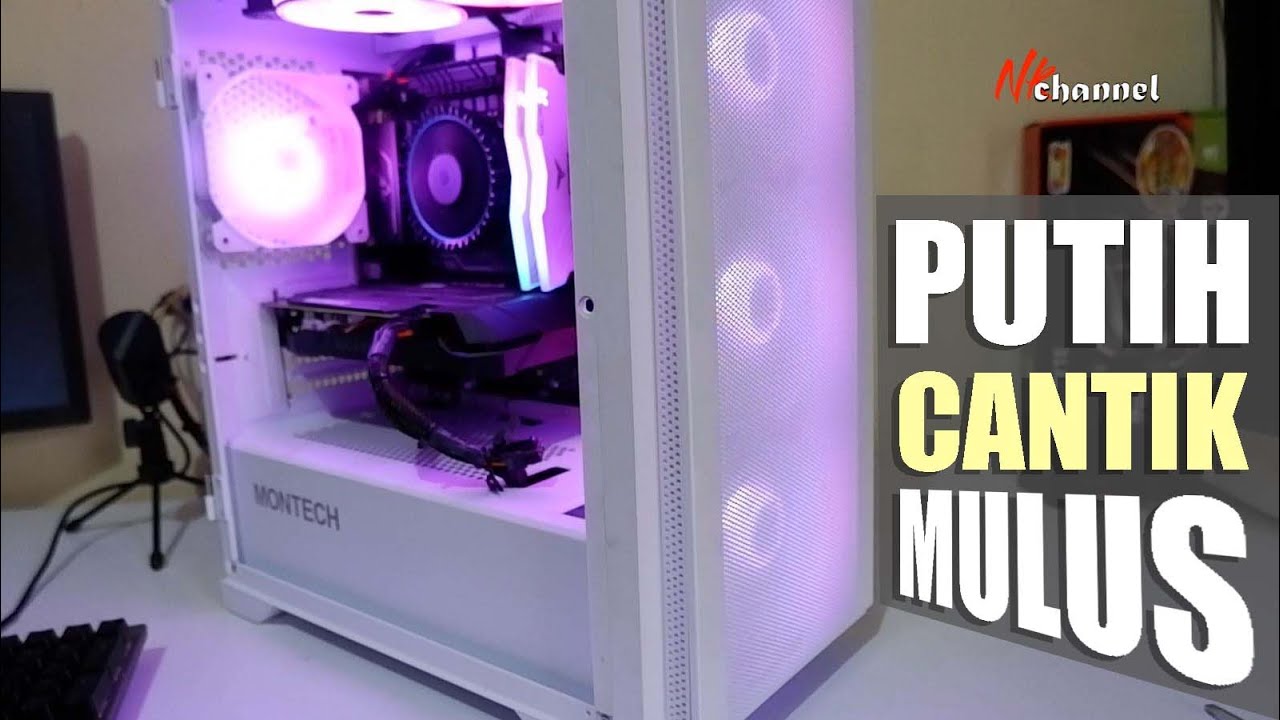 Casing PC Putih Murah udah ARGB yang Cantik | Montech Air 100 ARGB