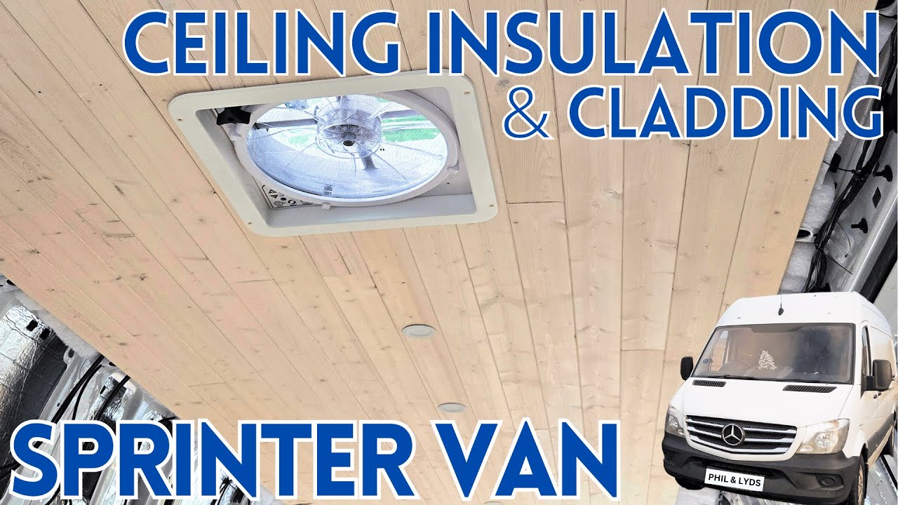 The PERFECT ceiling cladding for your Mercedes Sprinter? | VAN BUILD SERIES Ep16