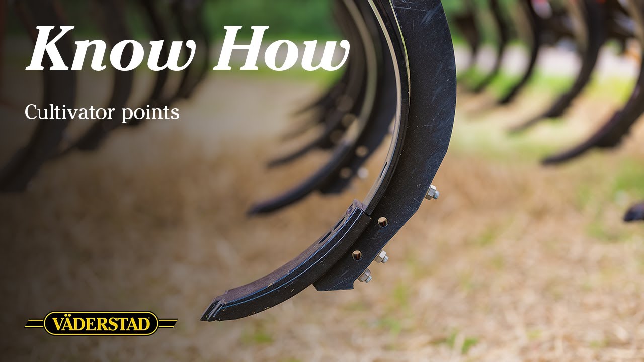 V&auml;derstad Know How: How to select cultivator point in extreme years