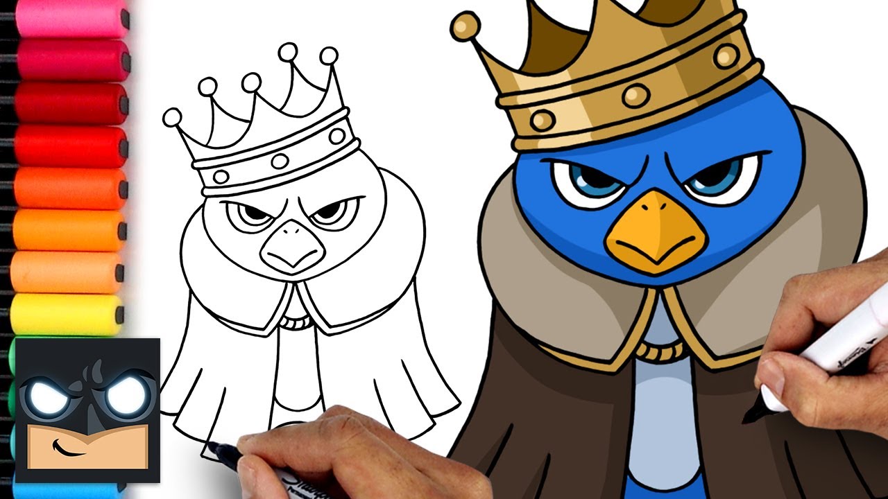 Super Mario | How To Draw Penguin King