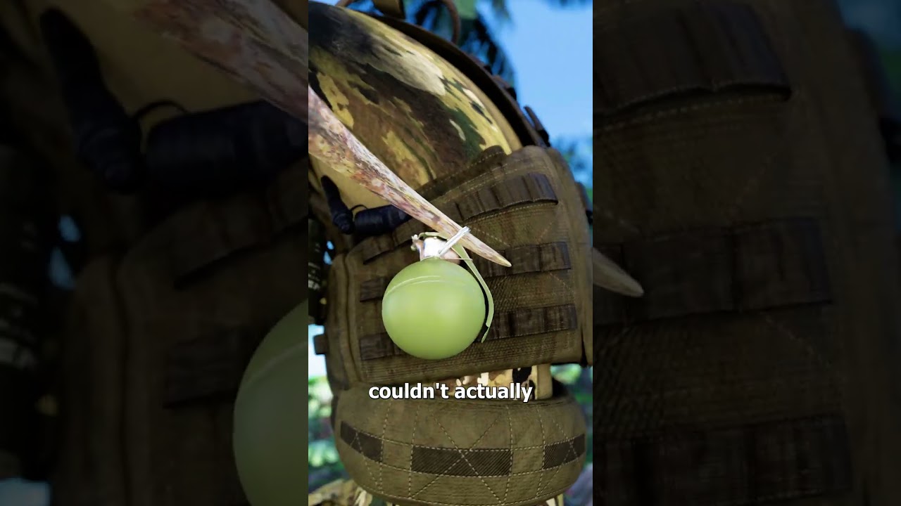 Soldiers Tape Their Grenades 😳