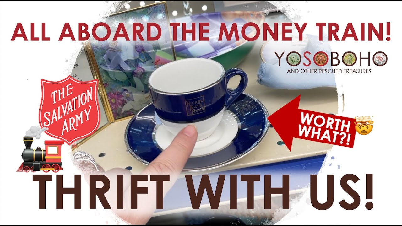 We Weren't Even Gonna Stop!! 😳 $2 find worth HUNDREDS!! ❤️ THRIFT Salvation Army With Us!