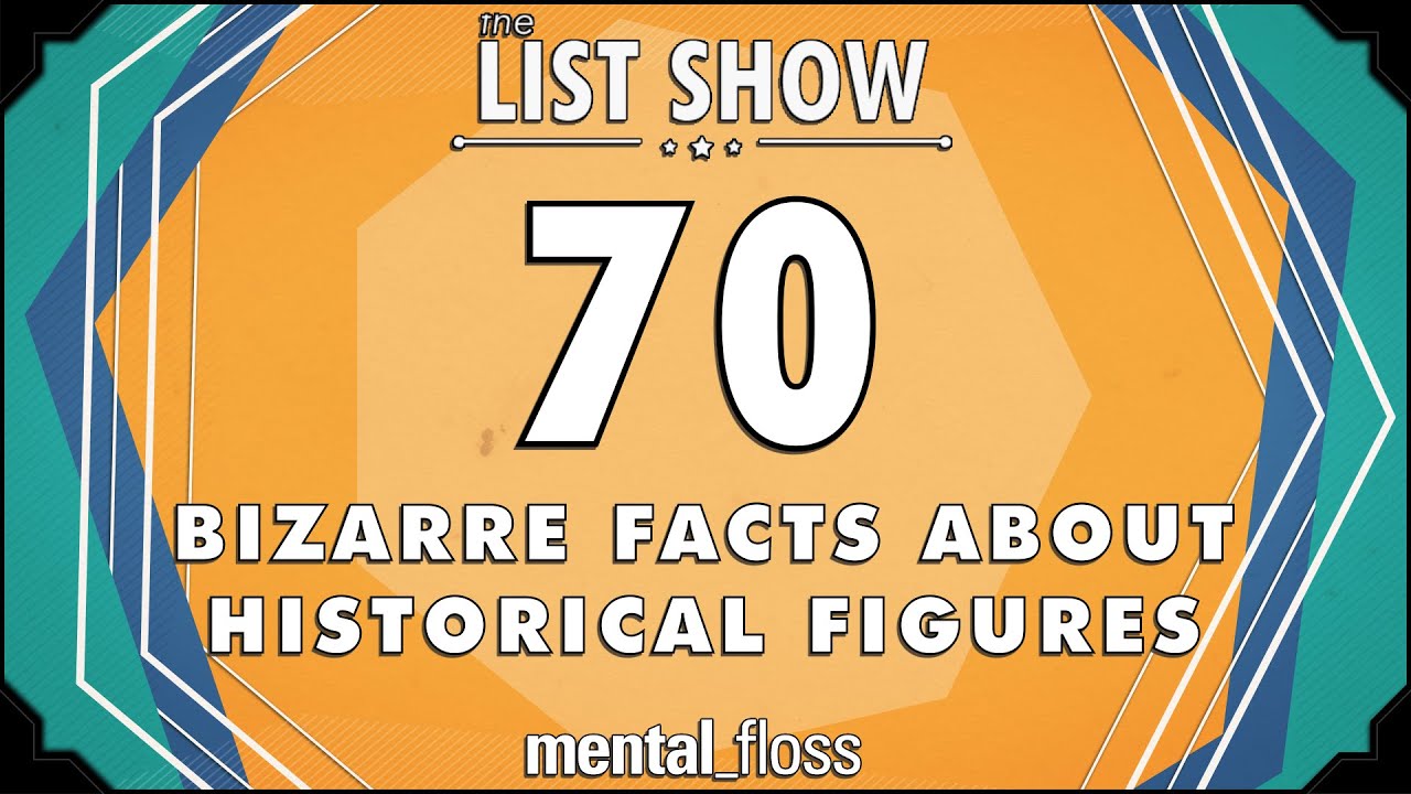 70 Bizarre Facts about Historical Figures - mental_floss List Show Ep. 439 | Mental Floss