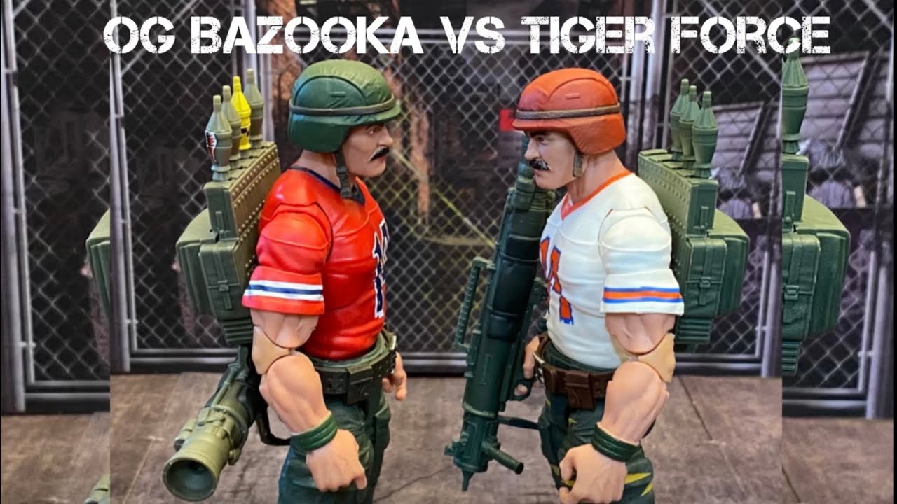 G.I. Joe Classified Series Bazooka Vs Tiger Force Bazooka Comparison Review