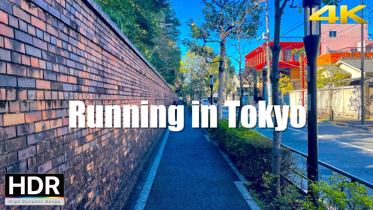 Running in Japan - Rikugien Gardens in Tokyo【4K HDR】