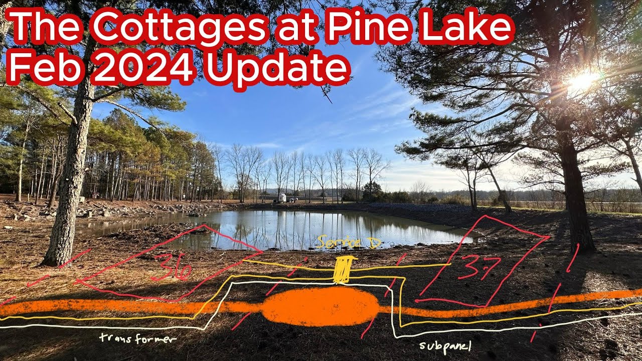 Tiny House Community Development Feb 2024 Update - The Cottages at Pine Lake near Huntsville, AL