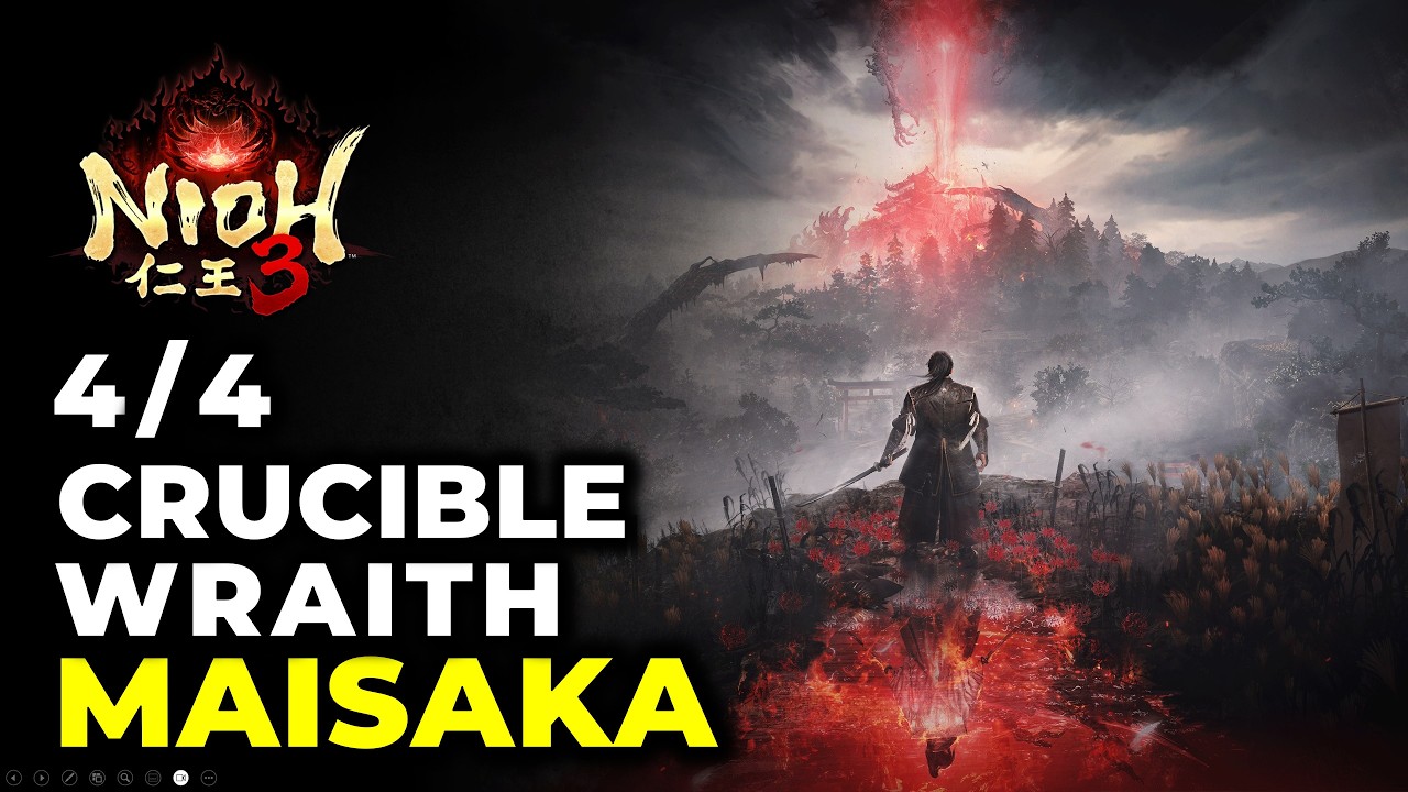 Maisaka - All 4 Crucible Wraith Locations | Nioh 3