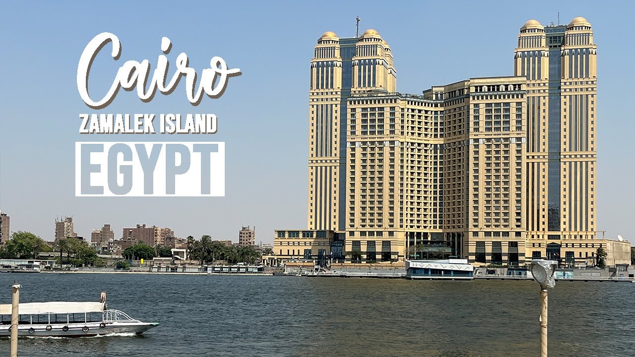 Zamalek , Cairo , Egypt 🇪🇬🇪🇬 , 4k walking tour , 12 August 2023 .