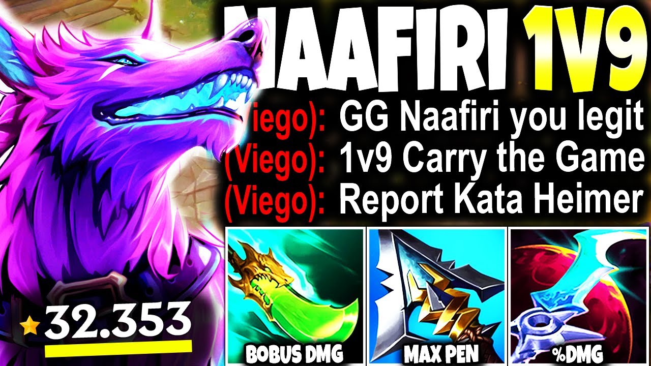 I showed to these High Elo Smurfs how my Naafiri Build 1V9 CARRY AN IMPOSSIBLE GAME!!