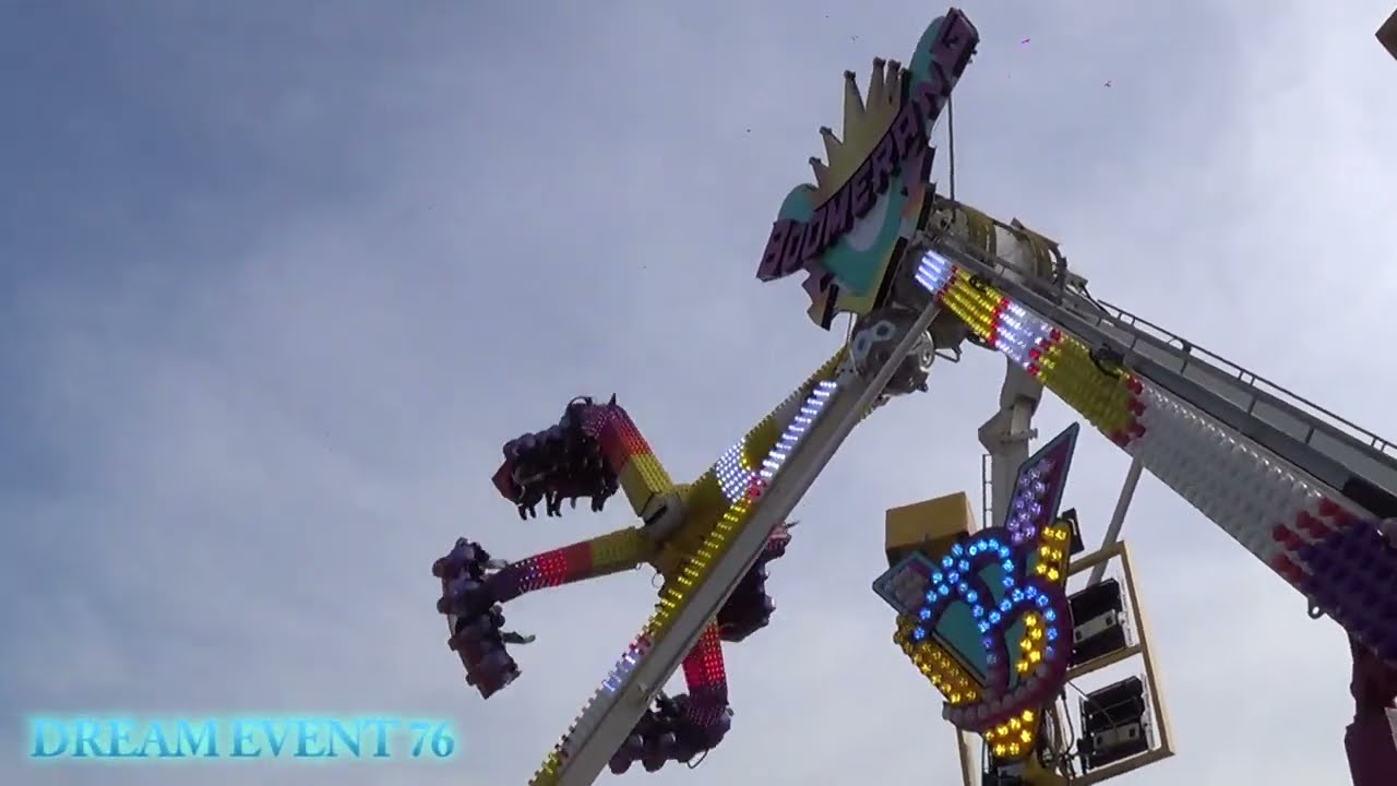 Manège Boomerang, Grande foire de Pâques 2022, Caen ( 14 )