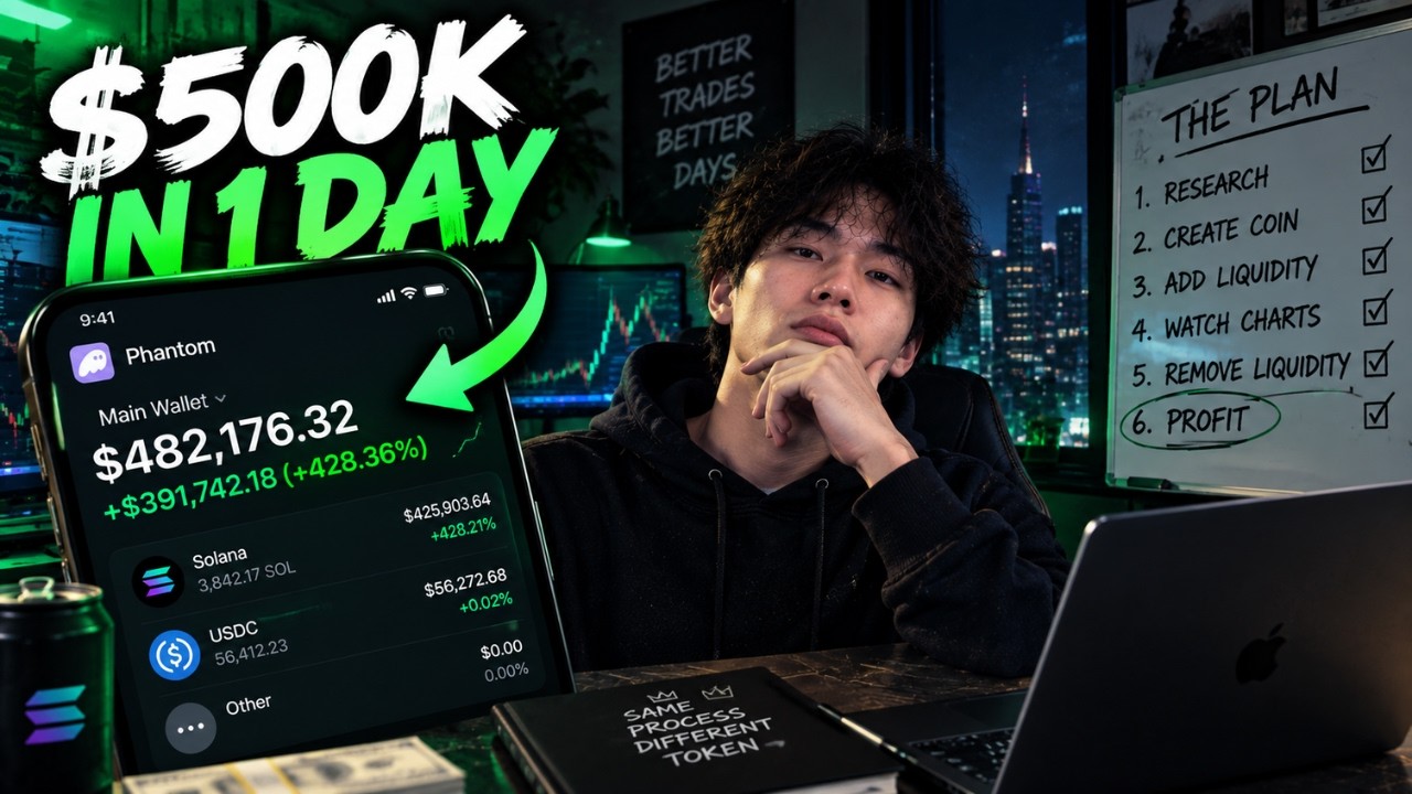 HOW I EASILY RUG PULL A MEME COIN IN 7 MINUTES (+$482,176 🤯)