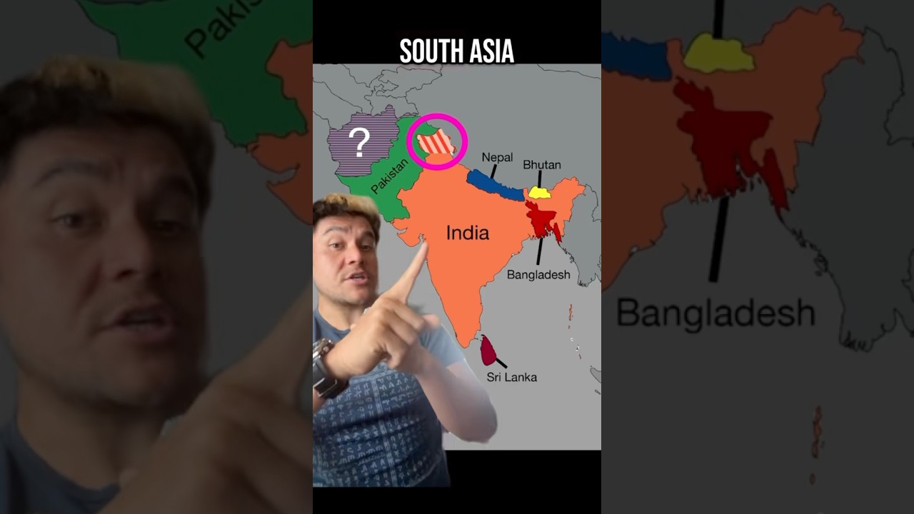 Social geopolitical structure of South Asia explained in less than 2 minutes