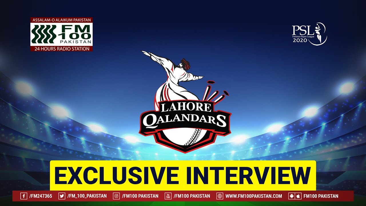 Rj Booby at Qaddafi Stadium conducting interviews on your favorite PSL Players