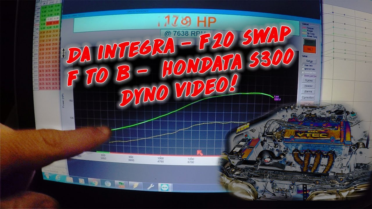 F20 swapped DA integra - walk through the Hondata S300 tuning process