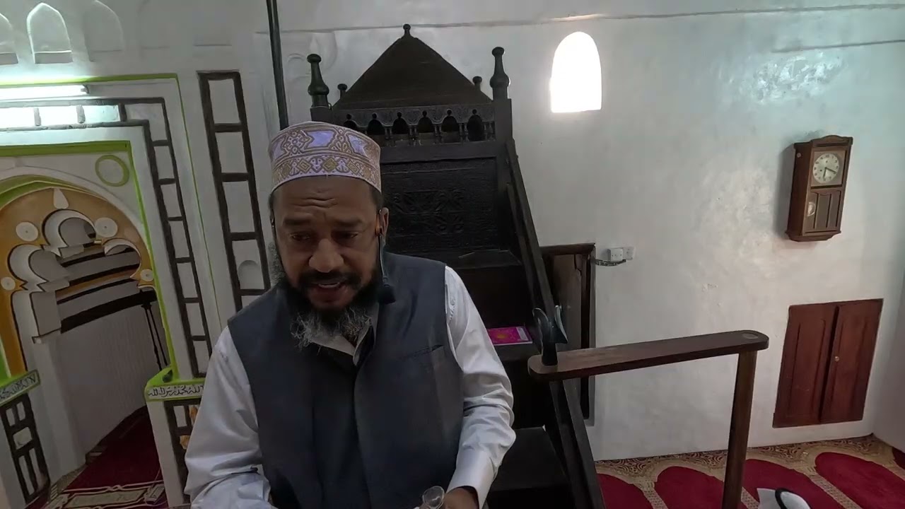 KHATIB: UST. Omar AbdallahMasjid Jumaa Lamu—Shela TAREHE: 13 Rabi Al Awal 1447 AH, 5 Sep 2025
