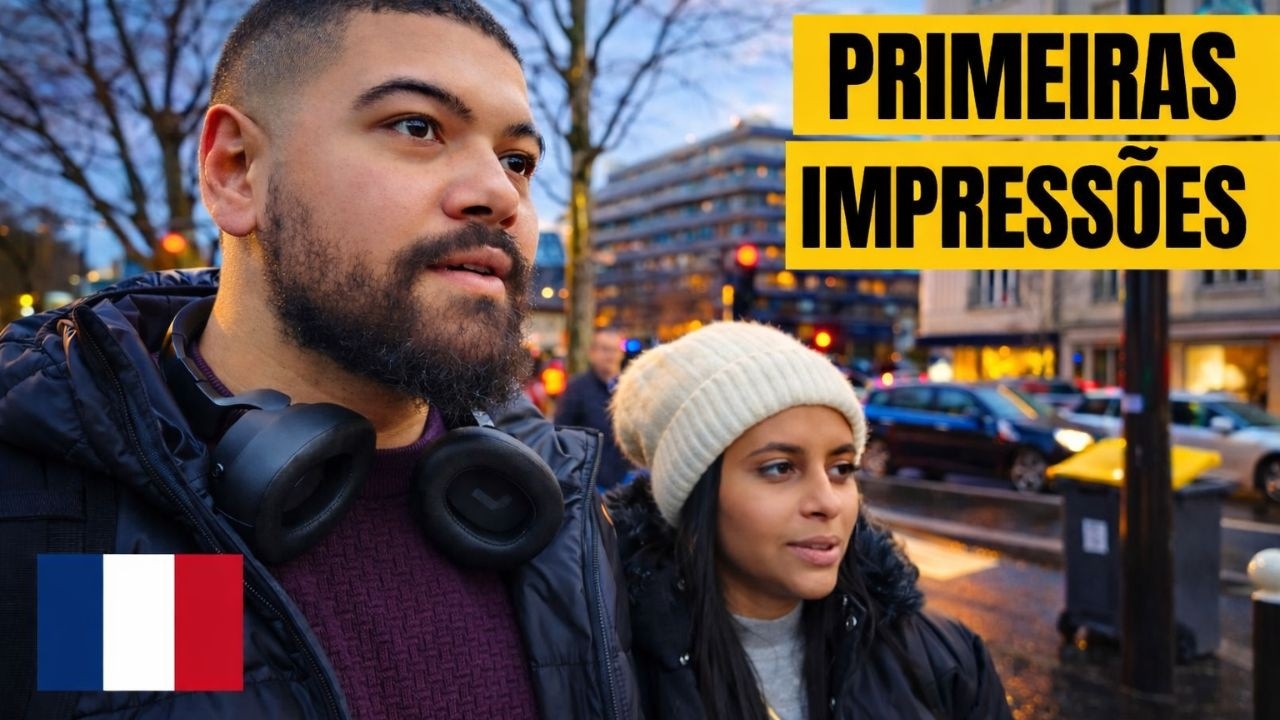 CHEGAMOS NA FRANÇA! PRIMEIRAS IMPRESSÕES DE PARIS!  🇫🇷