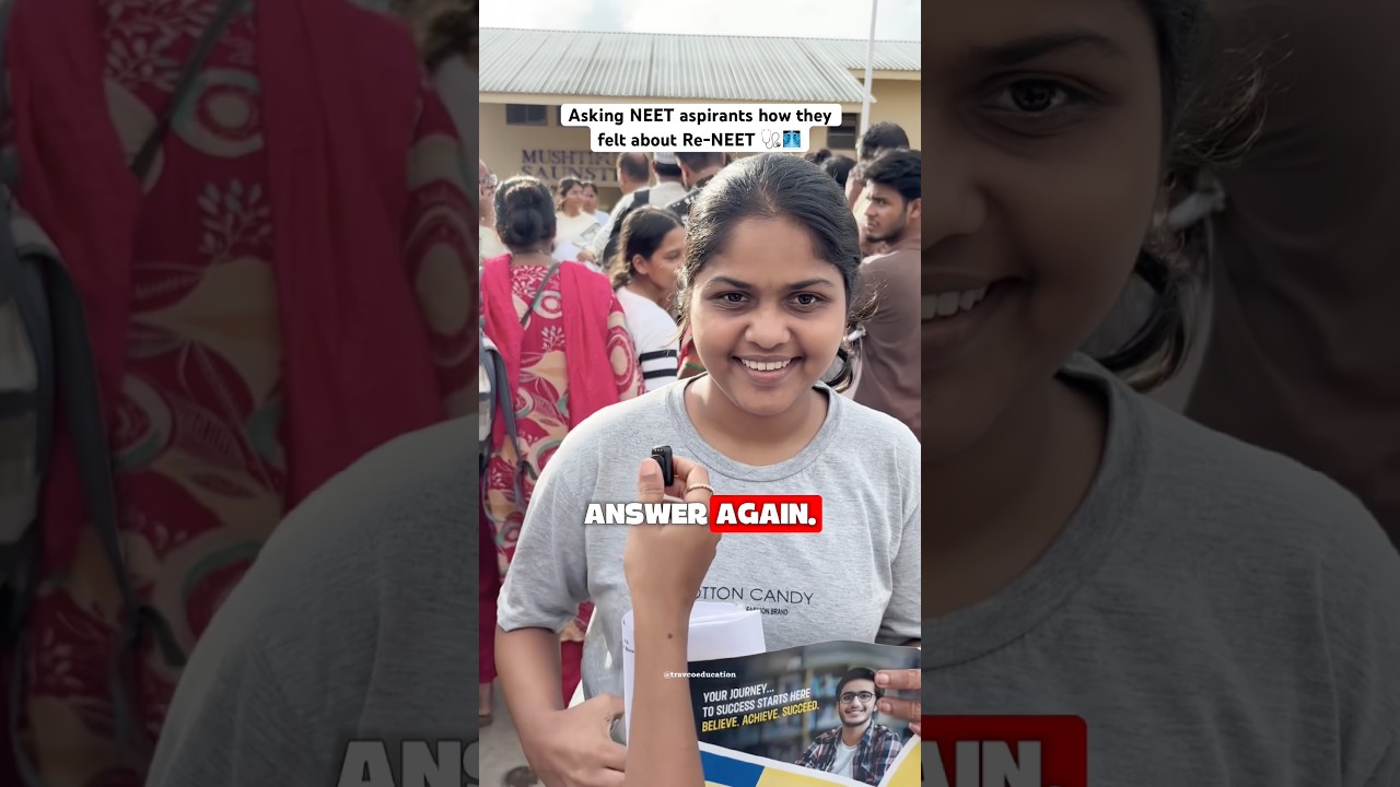 Asking NEET aspirants about their Re-NEET exam #neetaspirents #nta #india #mbbs #reneet #neet