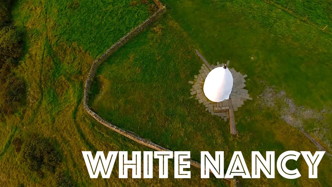 008 White Nancy, Bollington, Cheshire - Drone Flyover 4k
