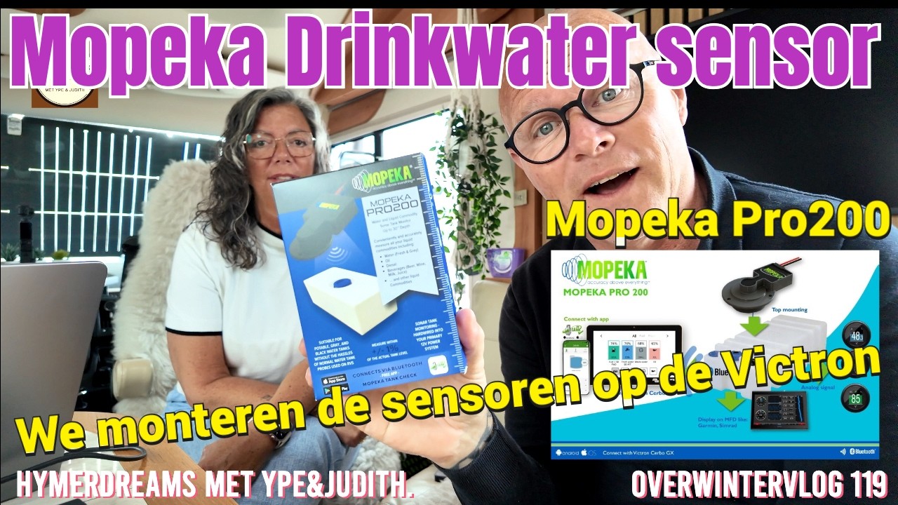 Drinkwatersensor Mopeka Pro200 installeren icm de Victron GX
