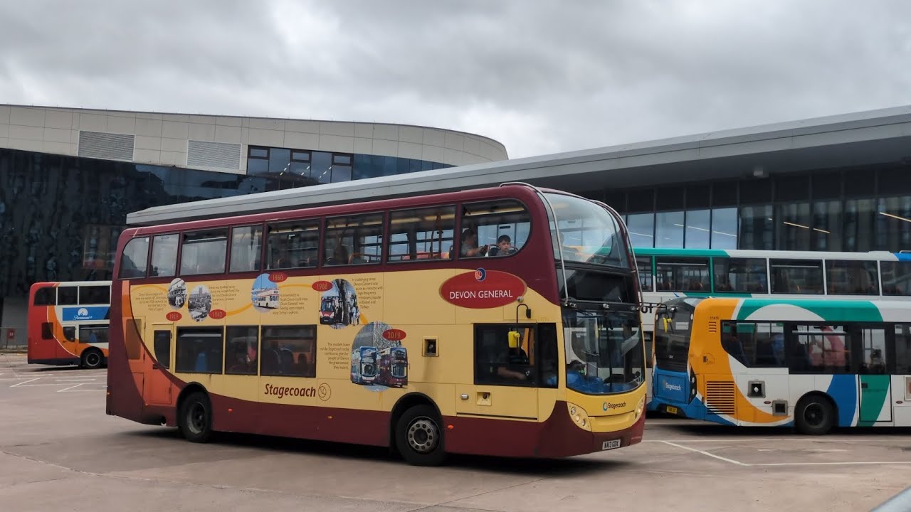 Trip to Exeter!!! Part 2 (Buses At Exeter Bus station and High Street) 