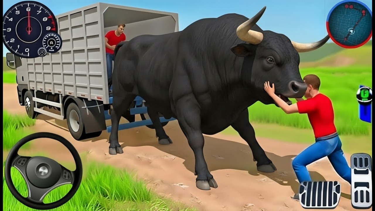 Игра Animal Cargo Truck Driving Game 3D - Animal Transport Cargo Truck 2024 - Android Gameplay