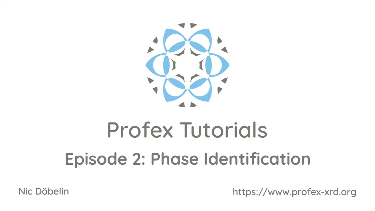 Фазовая идентификация по данным рентгеновской дифракции с помощью Profex