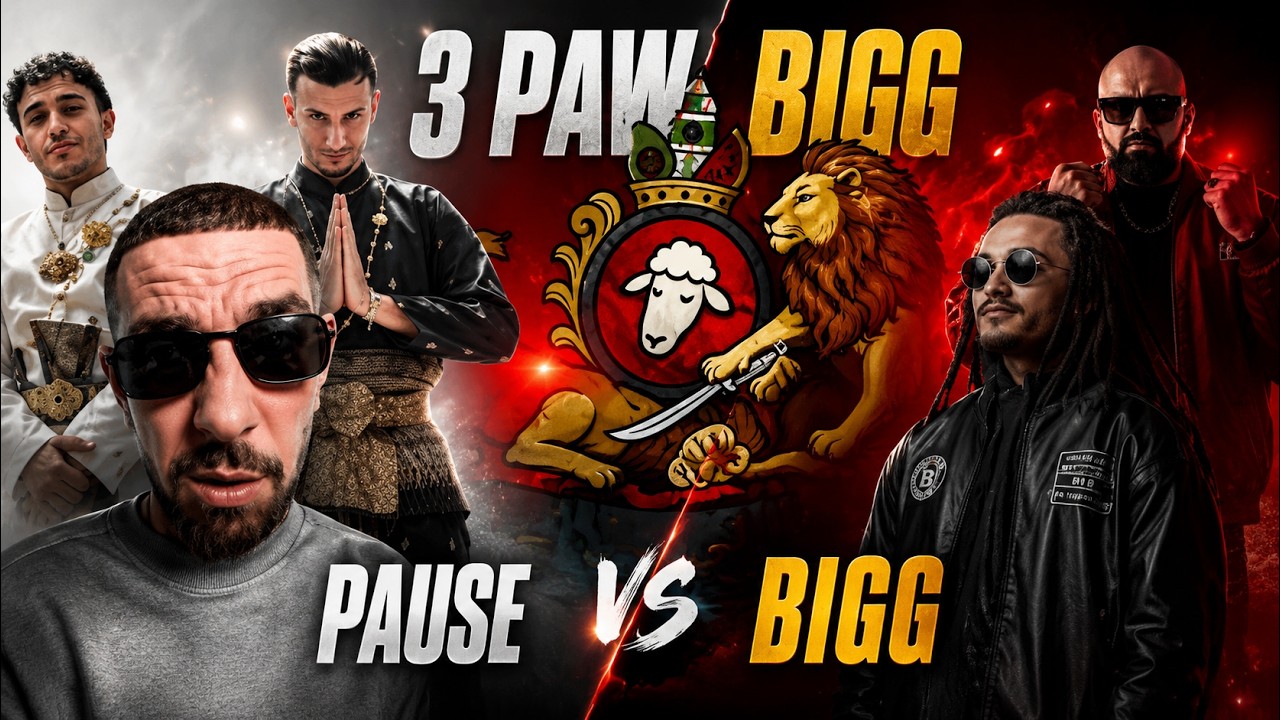 BOUGASSAA & 7IDAN & SABIRI REACTION PAUSE FLOW 3 PIW BIGG CLASH DON BIGG 🤯غدي نمشيو لحبس بهادشي 😱🔥