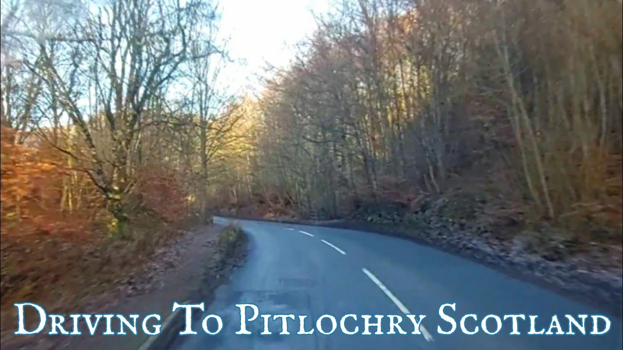 Driving Through Scotland To Pitlochry Killiecrankie! Beautiful Scenic Scottish Countryside!