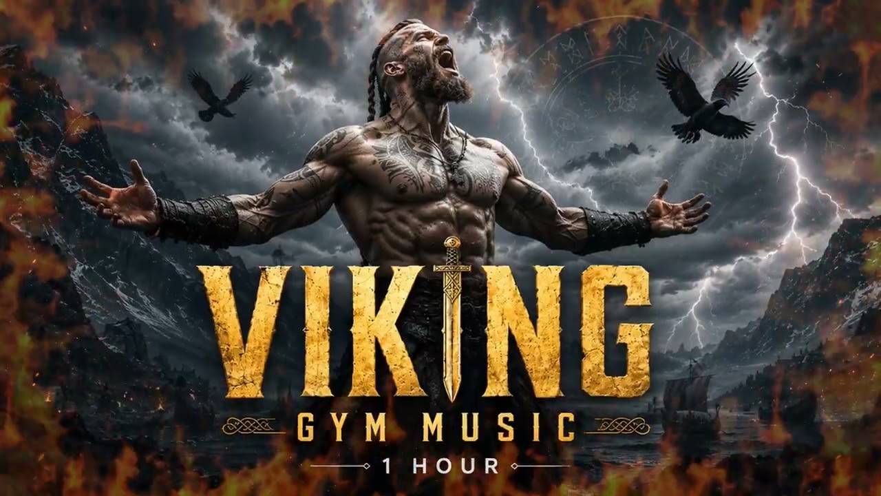⚔️ VIKING GYM MUSIC🔥ONE Hour of Epic Nordic Workout Motivation 🔥  WORKOUT MUSIC 2026 🛡️