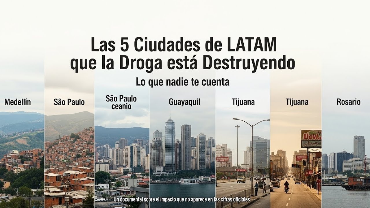 Las 5 Ciudades de LATAM que la Droga está Destruyendo (Lo que nadie te cuenta)