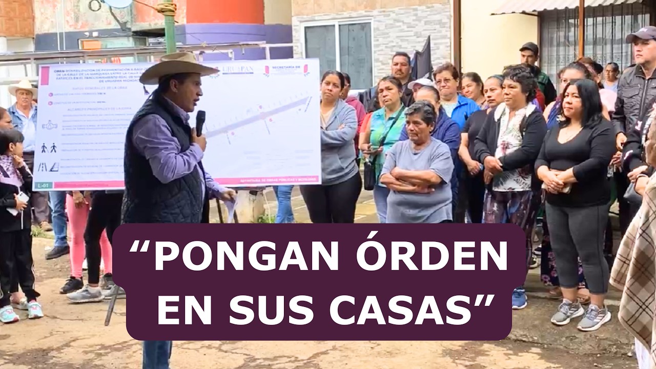 Carlos Manzo LLAMA A LOS  URUAPENSES A UNIRSE por un Uruapan más seguro