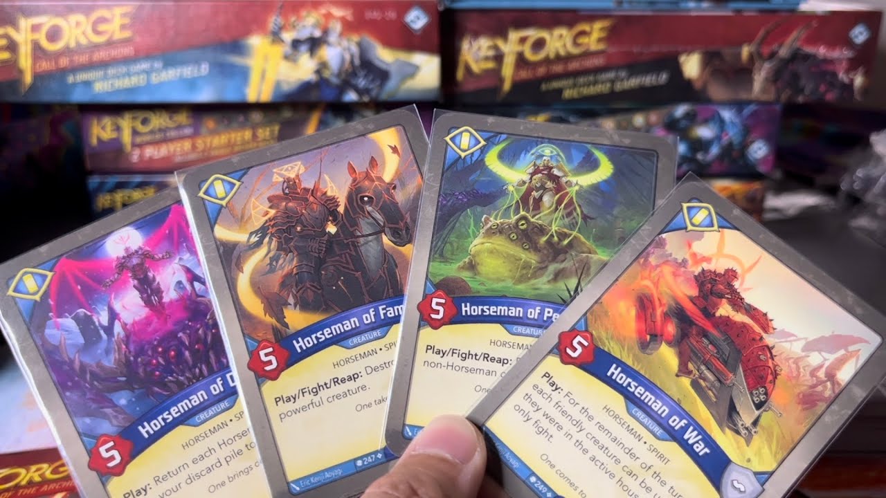 Any KeyForge players still out there?? Here’s a KeyForge opening of newer sets.