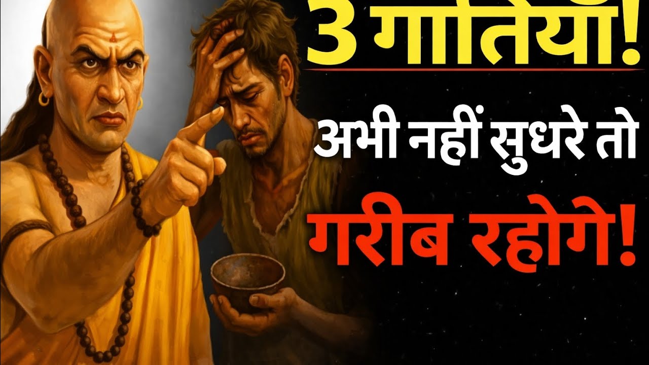 अगर ये 3 गलतियाँ कर दीं तो गरीब रहोगे! | Chanakya Niti Hindi |#ChanakyaQuotes