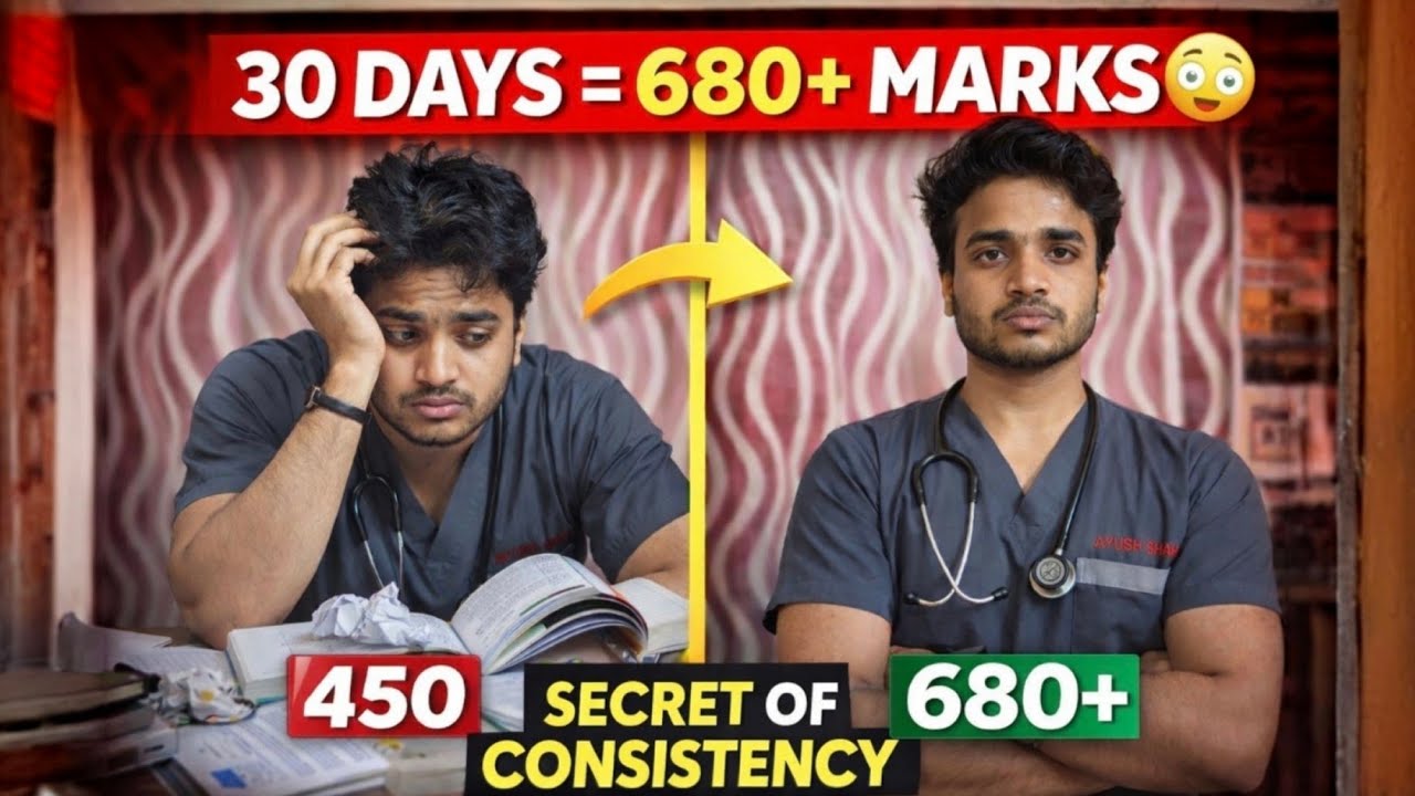 How to maintain consistency in last 30 days for neet 2026📈 topper technique💪 #neet #neet2026 #pw 