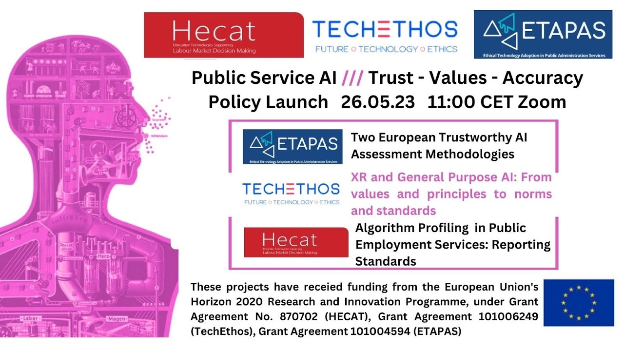 Policy launch: Public Service AI /// Trust – Values – Accuracy. 26.05.23