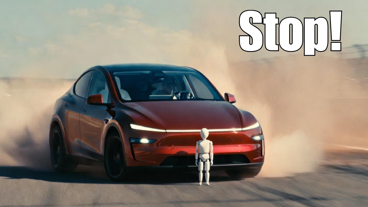 РЕАЛЬНЫЙ тест на обход препятствий самоуправляемым автомобилем Tesla!