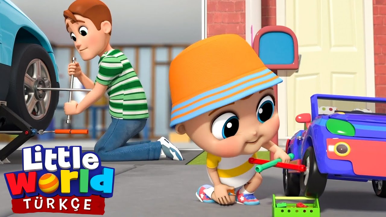 Bebek Babası Gibi Olmak İstiyor 👨 | Eğlenceli Ve &Ouml;ğretici &Ccedil;ocuk Şarkıları | Little World T&uuml;rk&ccedil;e