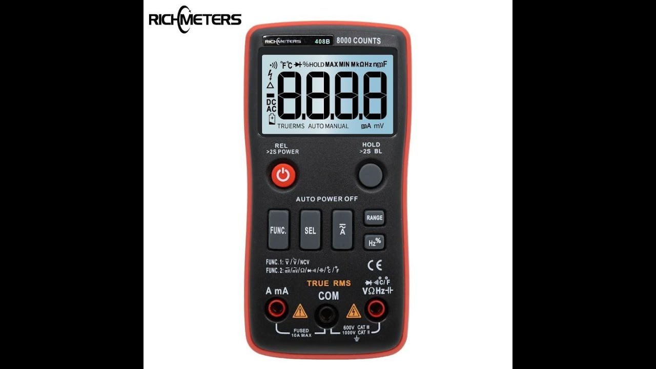 RICHMETERS RM408B CHEAP-O Multimeter Review & Teardown