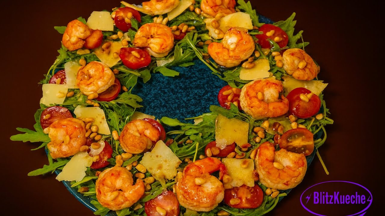 Niemand glaubt, dass dieser Garnelensalat so einfach ist! Perfekt für Weihnachten!