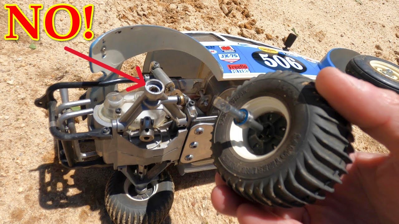 Tamiya Sand Scorcher RC Car GYRO & I BROKE IT!